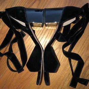 Valentino velvet sandals